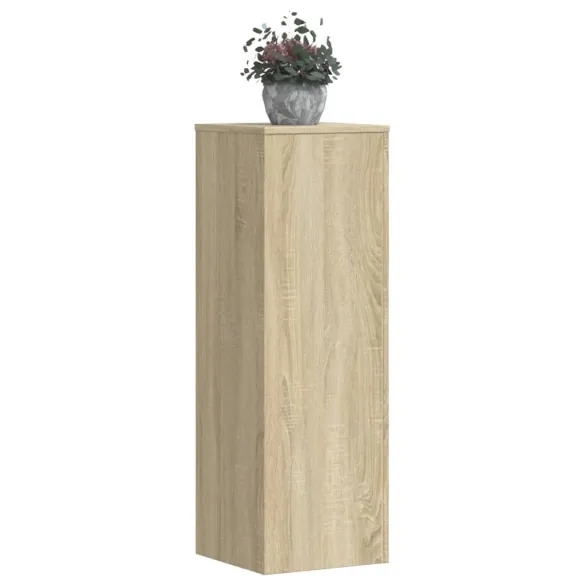 Suport Plante Lemn Stejar Sonoma 33x33x100 cm | Comandă Acum