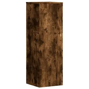 Suport Plantă Stejar Fumuriu - 33x33x100 cm - Lemn Prelucrat 2