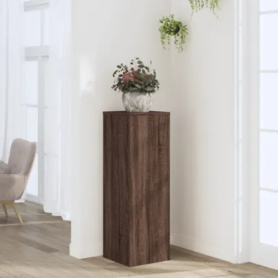 Suport Plante Lemn Stejar - 33x33x100 cm - Livrare Gratuita