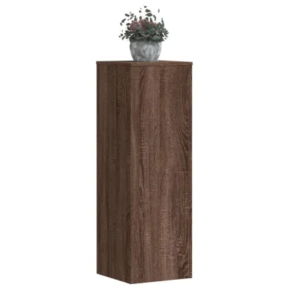 Suport Plante Lemn Stejar - 33x33x100 cm - Livrare Gratuita