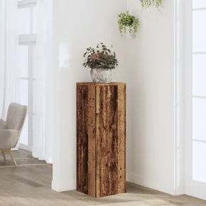 Suport Plante Lemn Vechi - Stabil si Modern | Comanda Acum