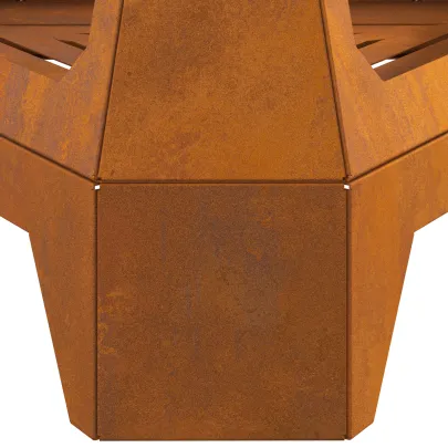Vatră de foc exterior - Oțel Corten 50x43x52 cm