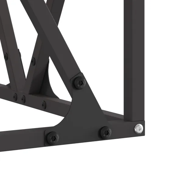 Vatră de foc pătrată din oțel corten pentru exterior