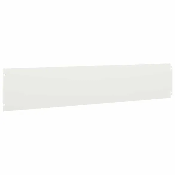 Borduri Gazon Oțel Laminat la Rece | 10 buc Alb 20x103 cm