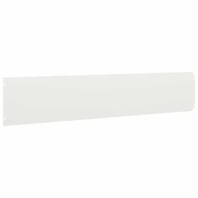 Borduri Gazon Oțel Laminat la Rece | 10 buc Alb 20x103 cm