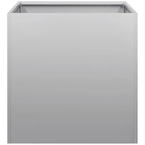 Jardinieră Oțel Galvanizat 40x40x40 cm - Livrare Gratuită