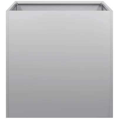 Jardinieră Oțel Galvanizat 40x40x40 cm - Livrare Gratuită