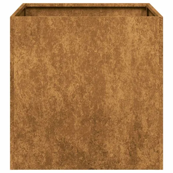 Jardinieră Rusty Oțel 40x40x40 cm - Livrare Gratuită