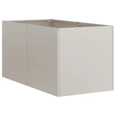 Jardinieră Rusty Oțel 40x80x40 cm - Livrare Gratuită