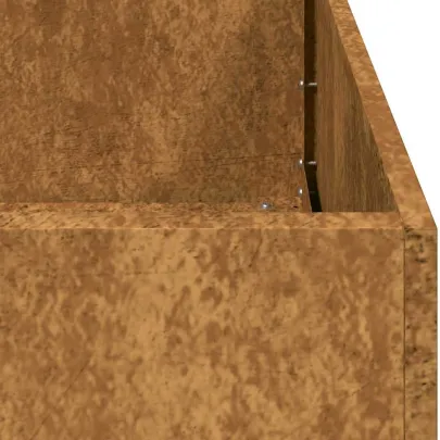 Jardinieră Rusty Oțel 80x80x30 cm - Livrare Gratuită