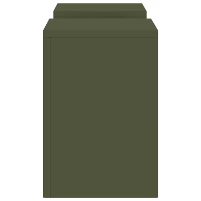 Suporturi Plante Exterioare 2 buc Oliv Oțel | Gratuit Livrare