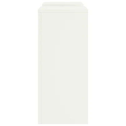 Suporturi Plante Exterior Metalice Alb - 2 Bucăți