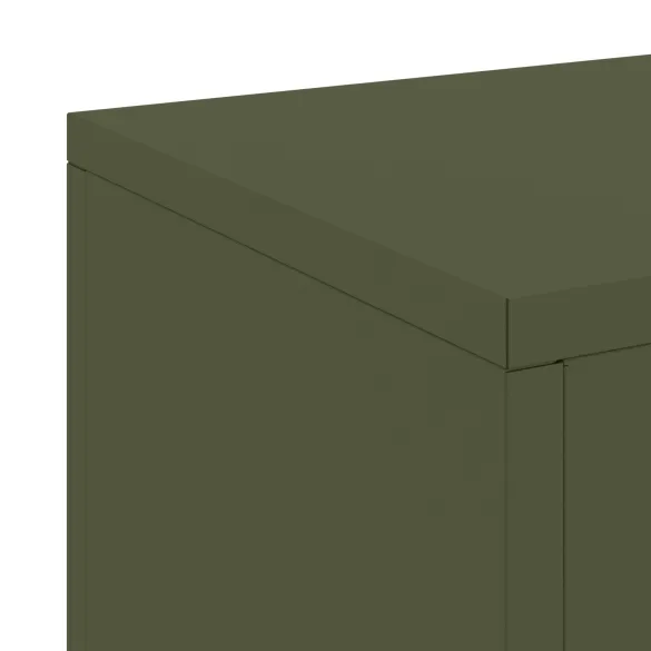 Suporturi Plante Metalice Exterior - 2 buc Oliv | 24x24x55 cm Suporturi Plante Metalice Exterior - 2 buc Oliv | 24x24x55 cm