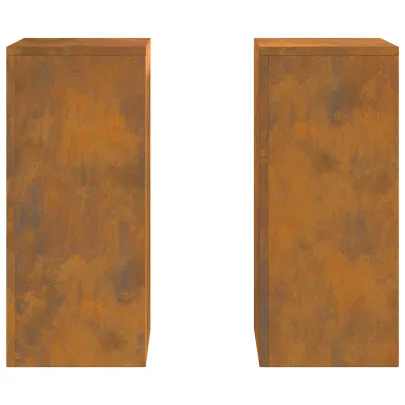 Suporturi Plante Exterior Oțel Corten | 2 bucăți