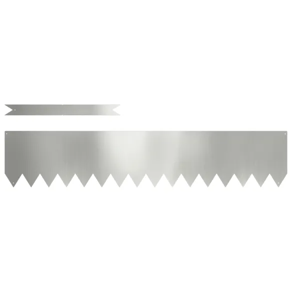 Margini de Gazon Zincat - 10 buc. - Livrare Gratuita