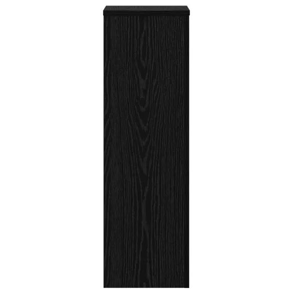 Suporturi Plante Stejar Negru 80 cm | Lemn Masiv | vidaXL