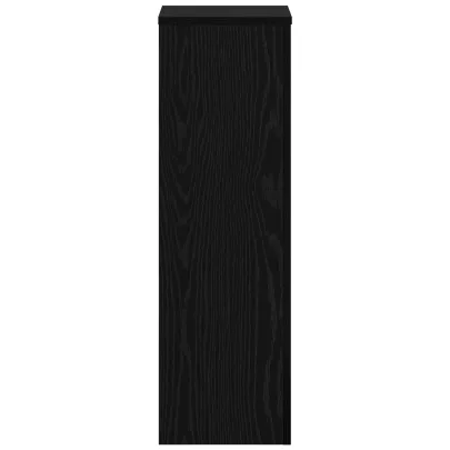 Suporturi Plante Stejar Negru 80 cm | Lemn Masiv | vidaXL