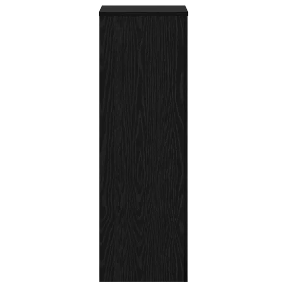 Suport Plante Stejar Negru 33x33x100 cm | Lemn Ingineresc