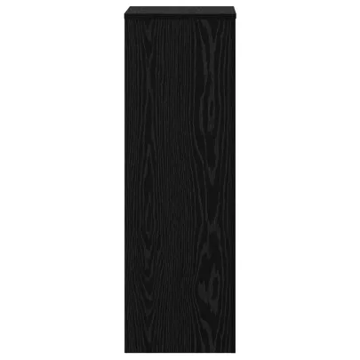 Suport Plante Stejar Negru 33x33x100 cm | Lemn Ingineresc