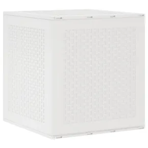 Cutie Depozitare Grădină Albă 55x53x57 cm - Rezistentă 2