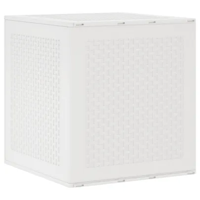 Cutie Depozitare Grădină Albă 55x53x57 cm - Rezistentă