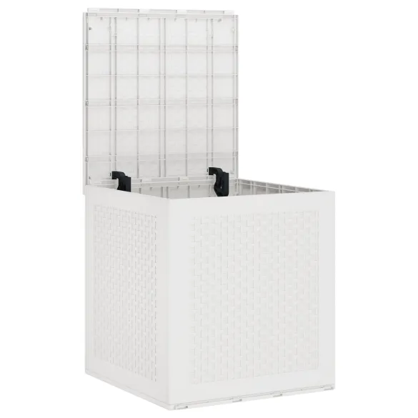 Cutie Depozitare Grădină Albă 55x53x57 cm - Rezistentă