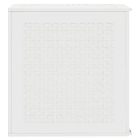 Cutie Depozitare Grădină Albă 55x53x57 cm - Rezistentă