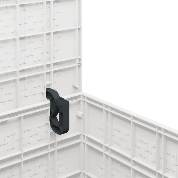 Cutie Depozitare Grădină Albă 55x53x57 cm - Rezistentă