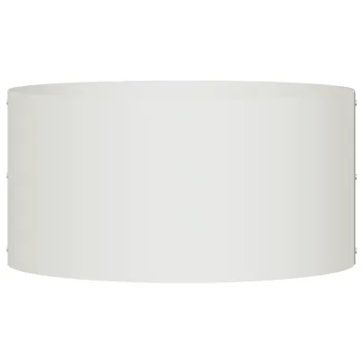 Ghivece Metalice Albe 40 cm pentru Interior/Exterior