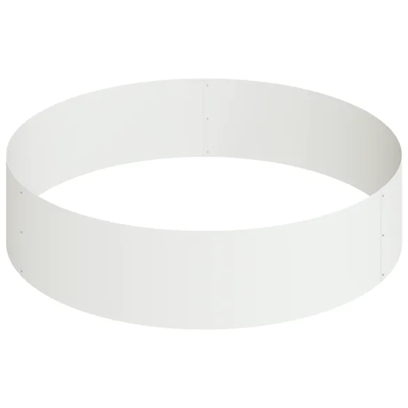 Ghiveci Metalic Mare Alb pentru Grădină și Terasă