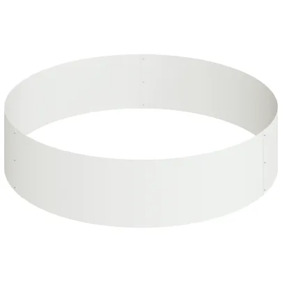 Ghiveci Metalic Mare Alb pentru Grădină și Terasă