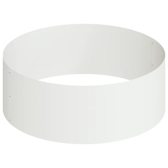 Ghiveci Metalic Mare Alb pentru Grădină și Terasă