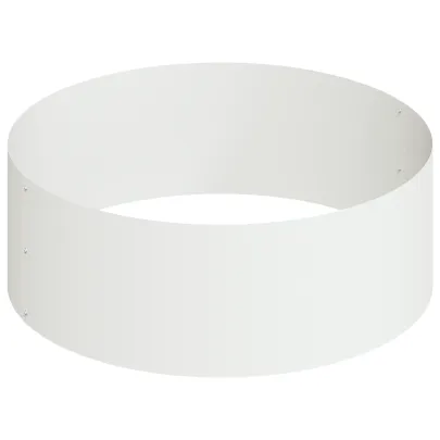 Ghiveci Metalic Mare Alb pentru Grădină și Terasă