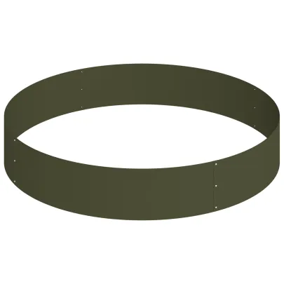 Ghiveci Metalic Verde Măsliniu Ø120cm - Livrare Gratuită