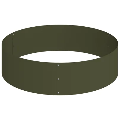 Ghiveci Metalic Verde Măsliniu Ø120cm - Livrare Gratuită