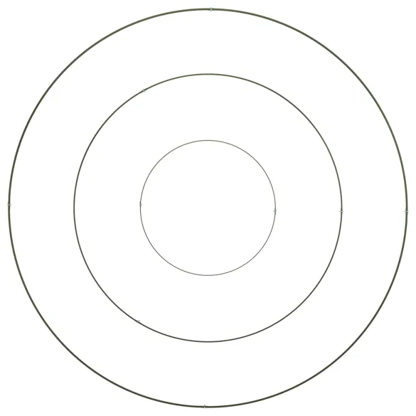 Ghiveci Metalic Verde Măsliniu Ø120cm - Livrare Gratuită