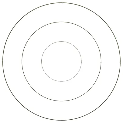 Ghiveci Metalic Verde Măsliniu Ø120cm - Livrare Gratuită