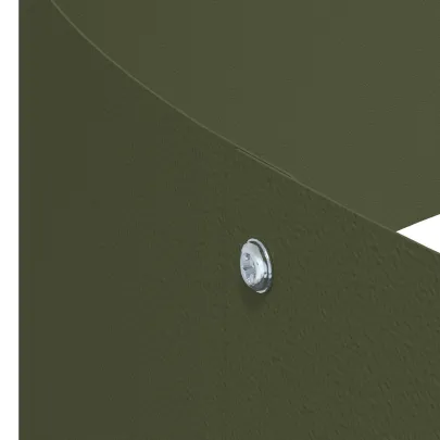 Ghiveci Metalic Verde Măsliniu Ø120cm - Livrare Gratuită