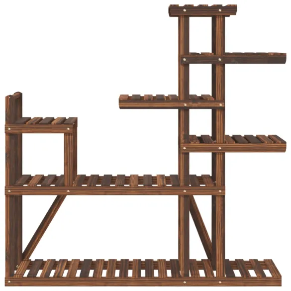 Suport Flori Lemn Masiv Brad - 110x25x111 cm | Livrare Gratuita