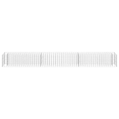 Strat Înălțat Gabion | Oțel Galvanizat | Livrare Gratuită