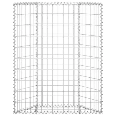 Strat Înălțat Gabion Trapez - Oțel Galvanizat - Livrare Gratuită