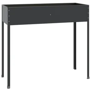 Jardinieră Grădină Antracit Oțel Galvanizat - Livrare Gratuită 2