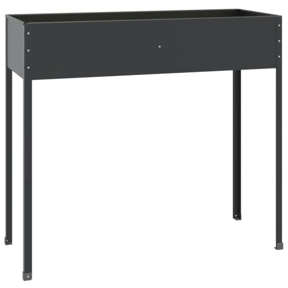 Jardinieră Grădină Antracit Oțel Galvanizat - Livrare Gratuită