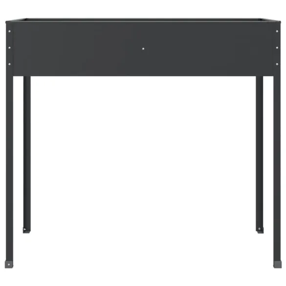 Jardinieră Grădină Antracit Oțel Galvanizat - Livrare Gratuită