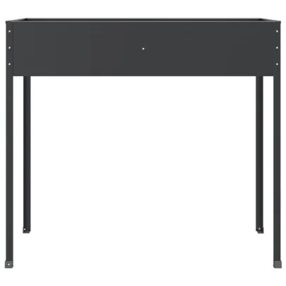 Jardinieră Grădină Antracit Oțel Galvanizat - Livrare Gratuită