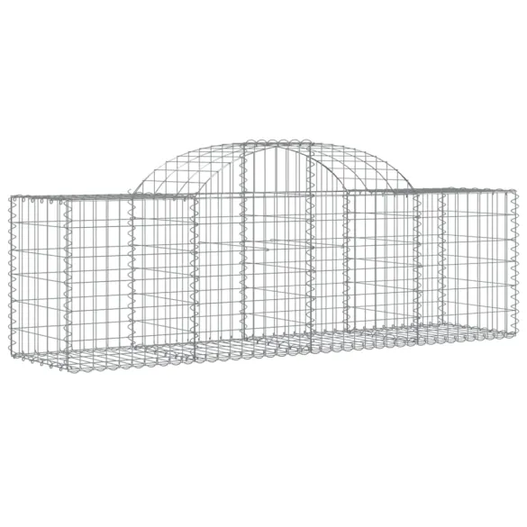 Coș Gabion Arcuit Fier Galvanizat 200x50x60/80 cm