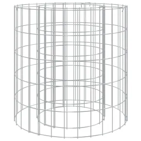 Vatră de foc din gabion, Ø 50 cm, fier galvanizat - Livrare Gratuită 2