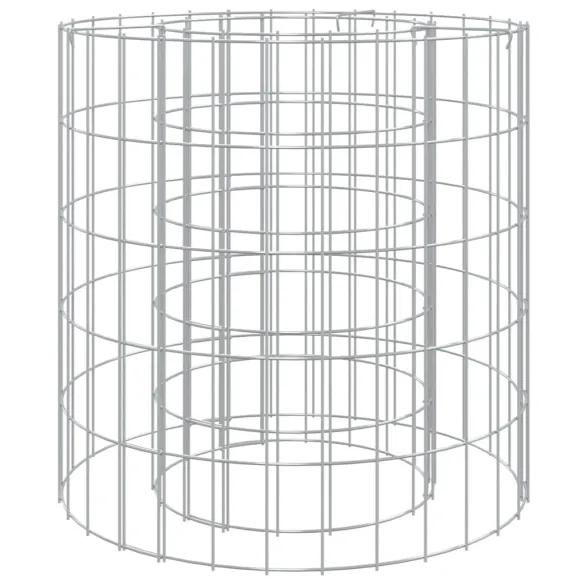 Vatră de foc din gabion, Ø 50 cm, fier galvanizat - Livrare Gratuită Vatră de foc din gabion, Ø 50 cm, fier galvanizat - Livrare Gratuită