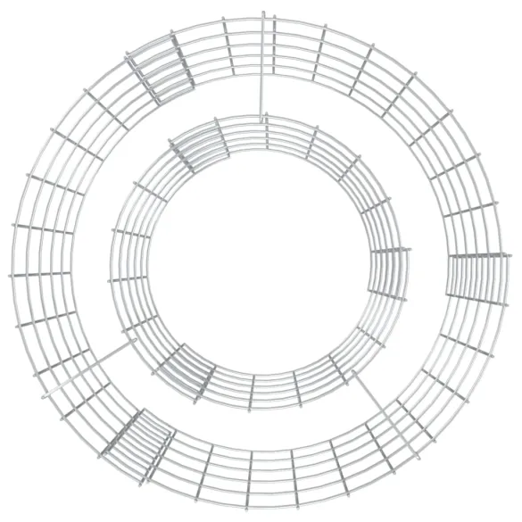 Vatră de foc din gabion, Ø 50 cm, fier galvanizat - Livrare Gratuită Vatră de foc din gabion, Ø 50 cm, fier galvanizat - Livrare Gratuită