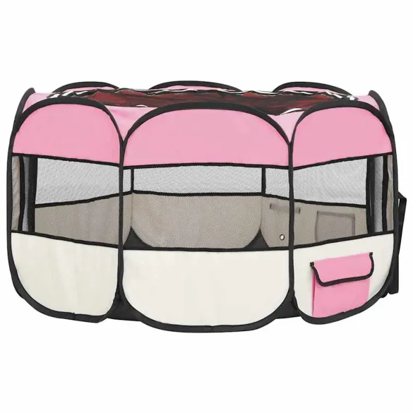 Țarc Pliabil Câini cu Geantă Transport - Livrare Gratuită